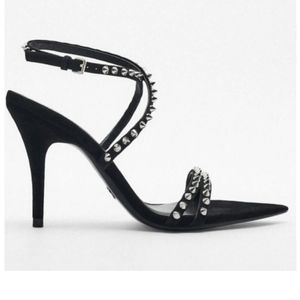 Zara Studded Heels